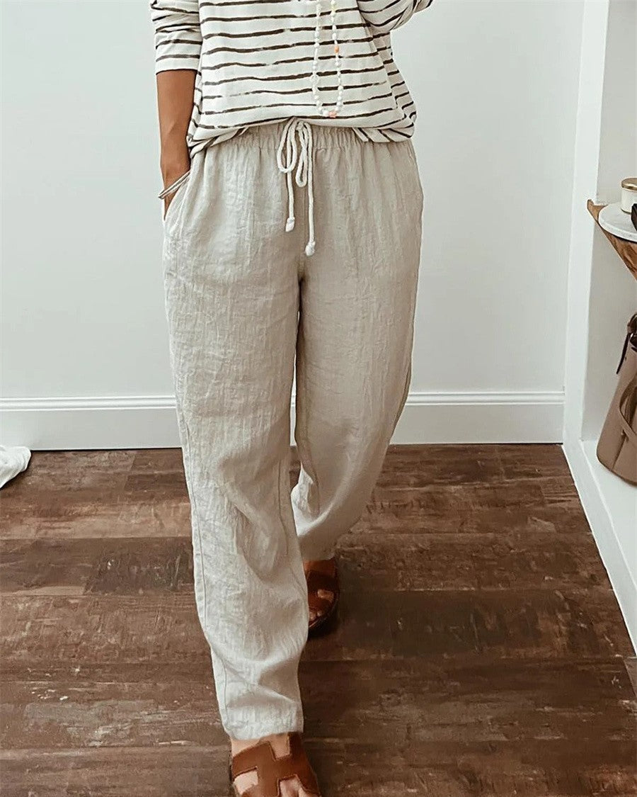 ALLEGRA | PANTALONES CHIC CON CORDÓN