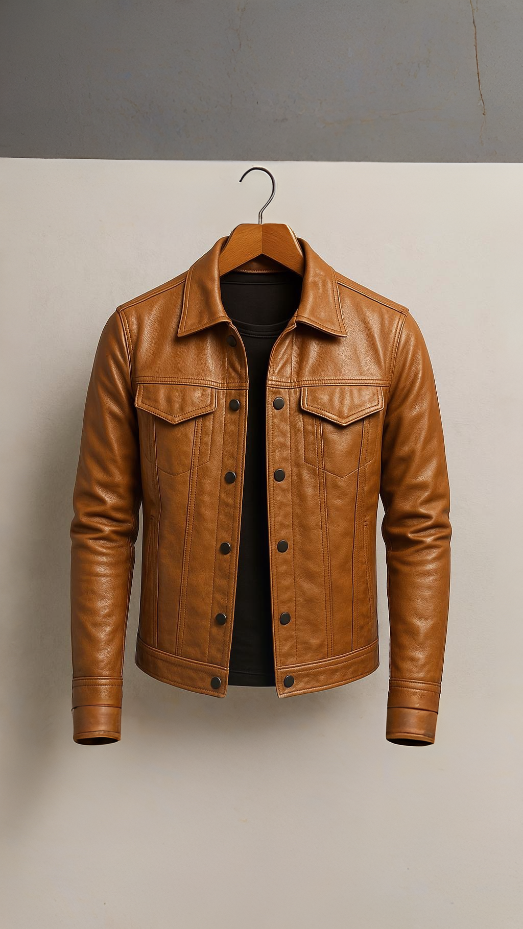 CHAQUETA DE CUERO CAMDEN
