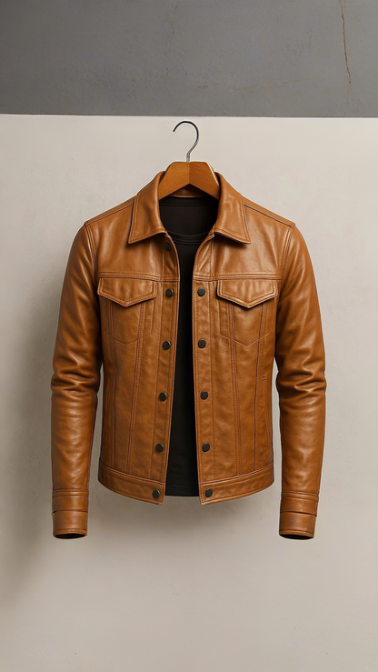 CHAQUETA DE CUERO CAMDEN
