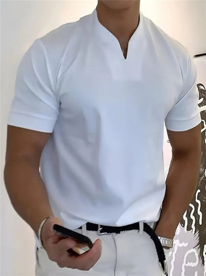 GONZALO | CAMISETA CON CUELLO EN V