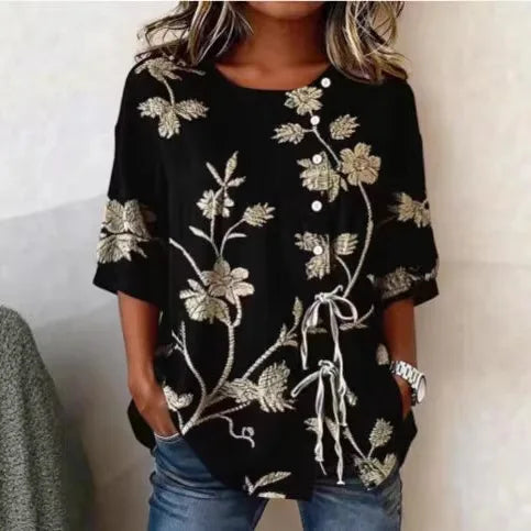 CELESTINA | BLUSA FLORAL ELEGANTE