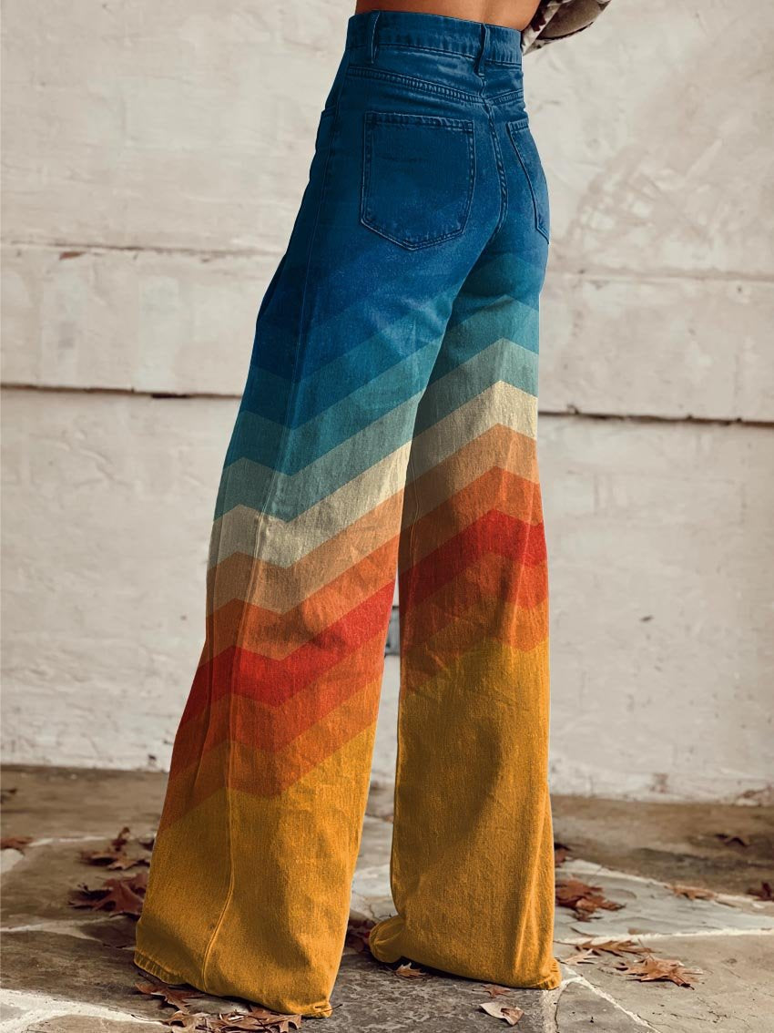 MARGA | PANTALÓN ELEGANTE CON DISEÑO ZIG ZAG