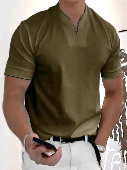 GONZALO | CAMISETA CON CUELLO EN V