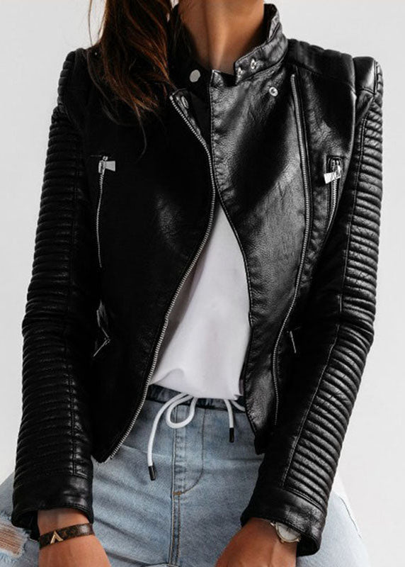 ROSA | CHAQUETA DE CUERO DE TEMPORADA