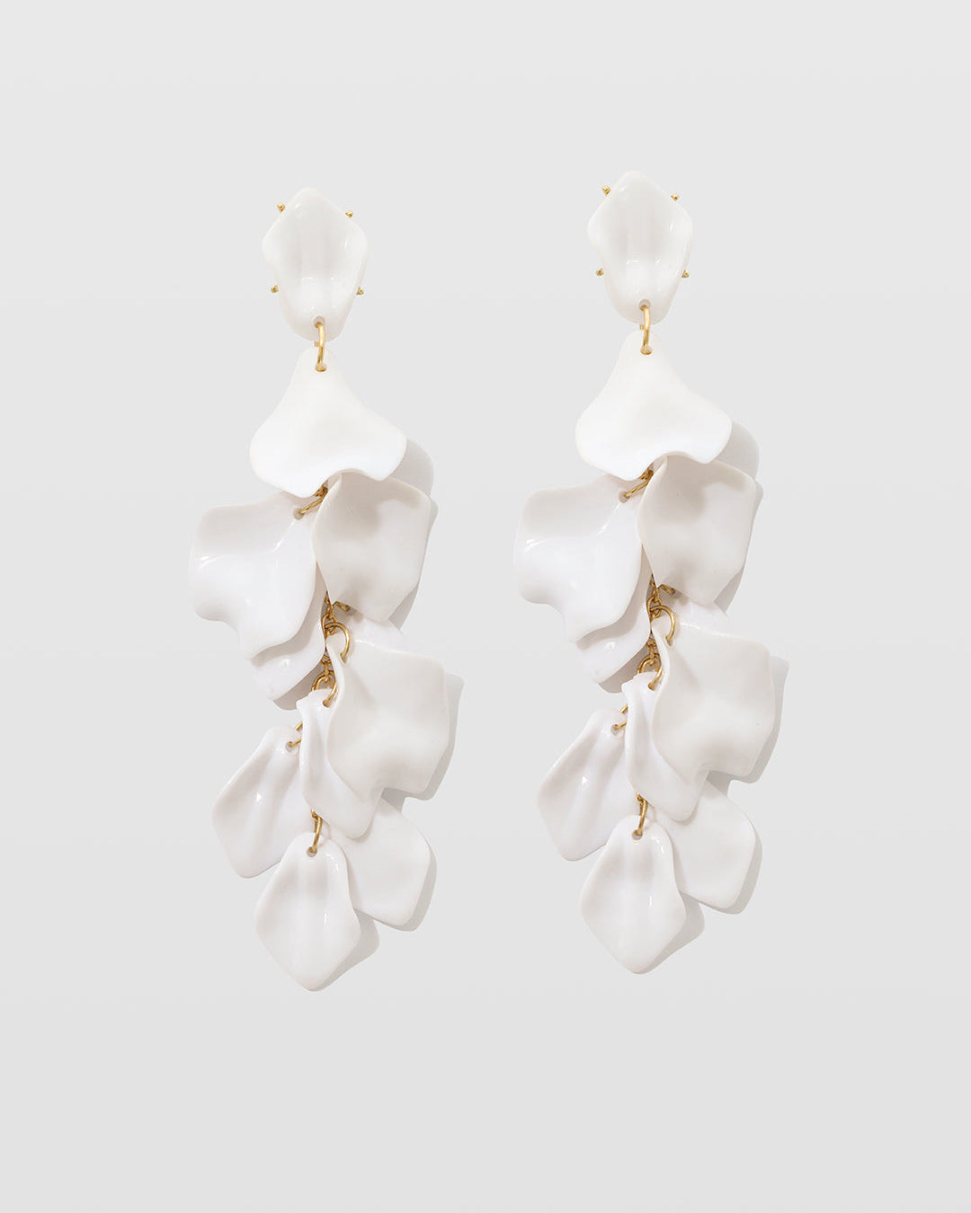 PENDIENTES DE GOTAS DE PÉTALOS DE ORQUÍDEA