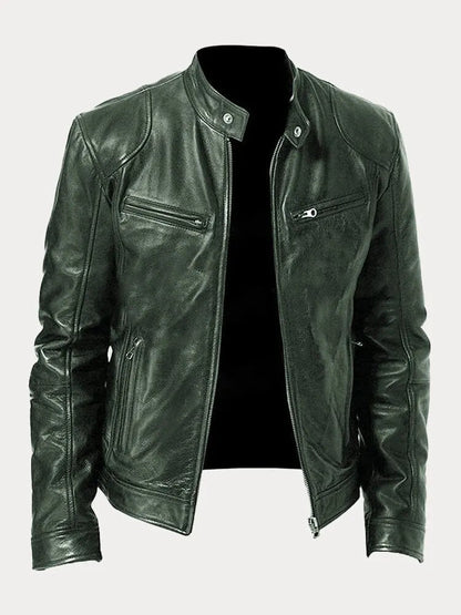 SCOTT | CHAQUETA DE CUERO DE TEMPORADA