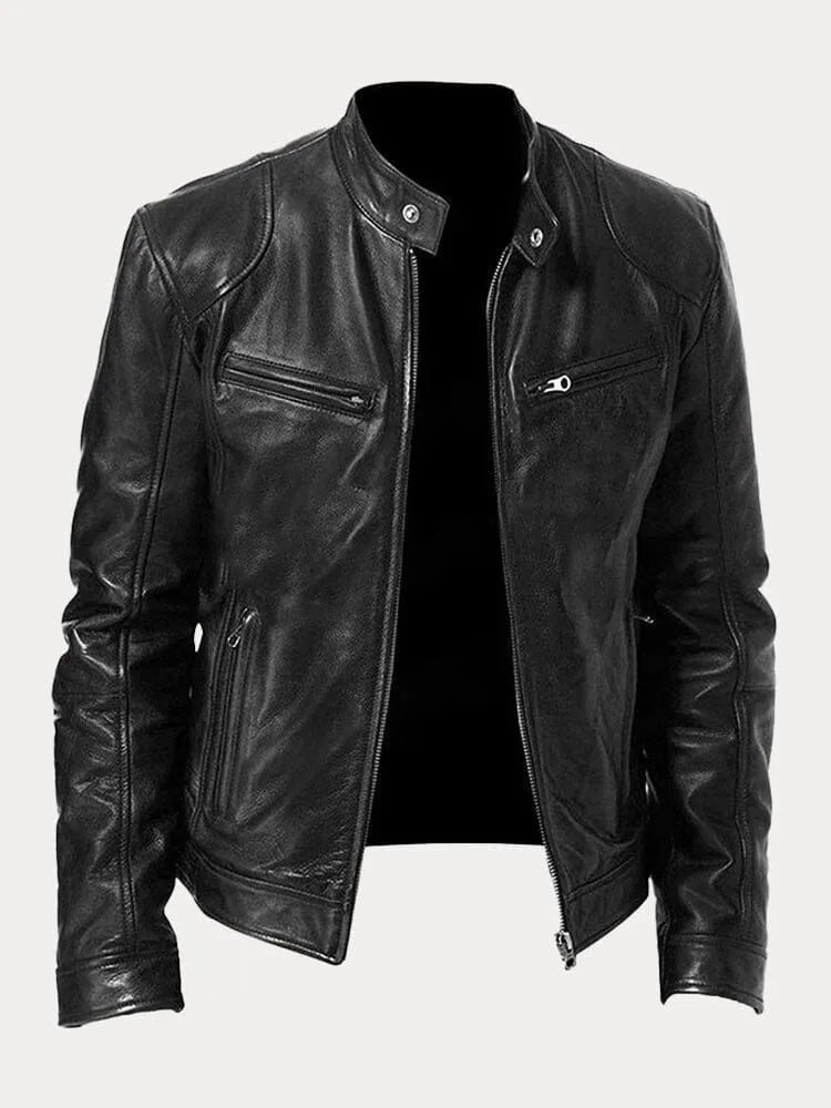 SCOTT | CHAQUETA DE CUERO DE TEMPORADA