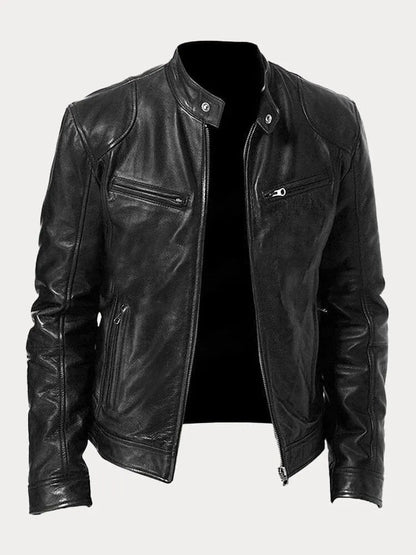 SCOTT | CHAQUETA DE CUERO DE TEMPORADA