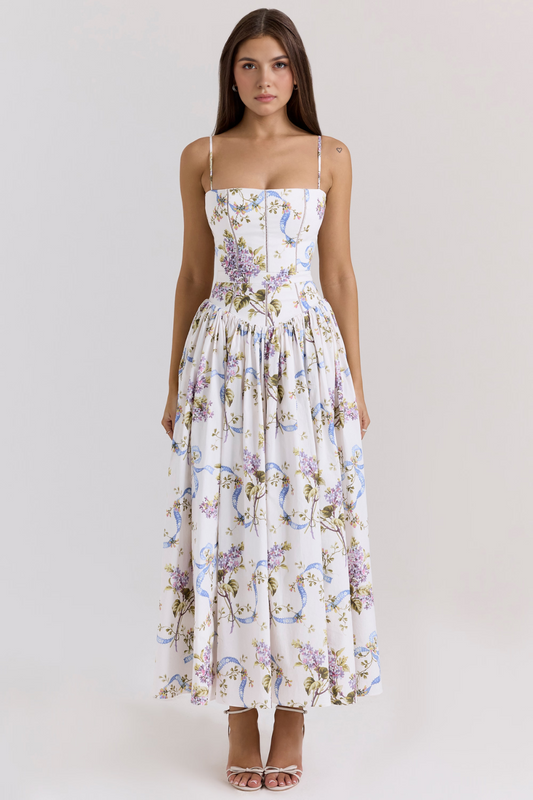 ESTRELLA | VESTIDO MIDI FLORAL