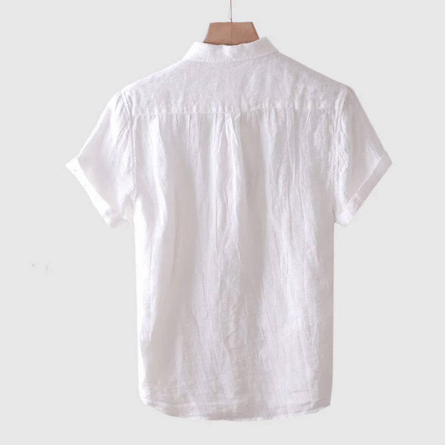 LOREN | CAMISA DE LINO DE MANGA CORTA