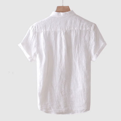LOREN | CAMISA DE LINO DE MANGA CORTA
