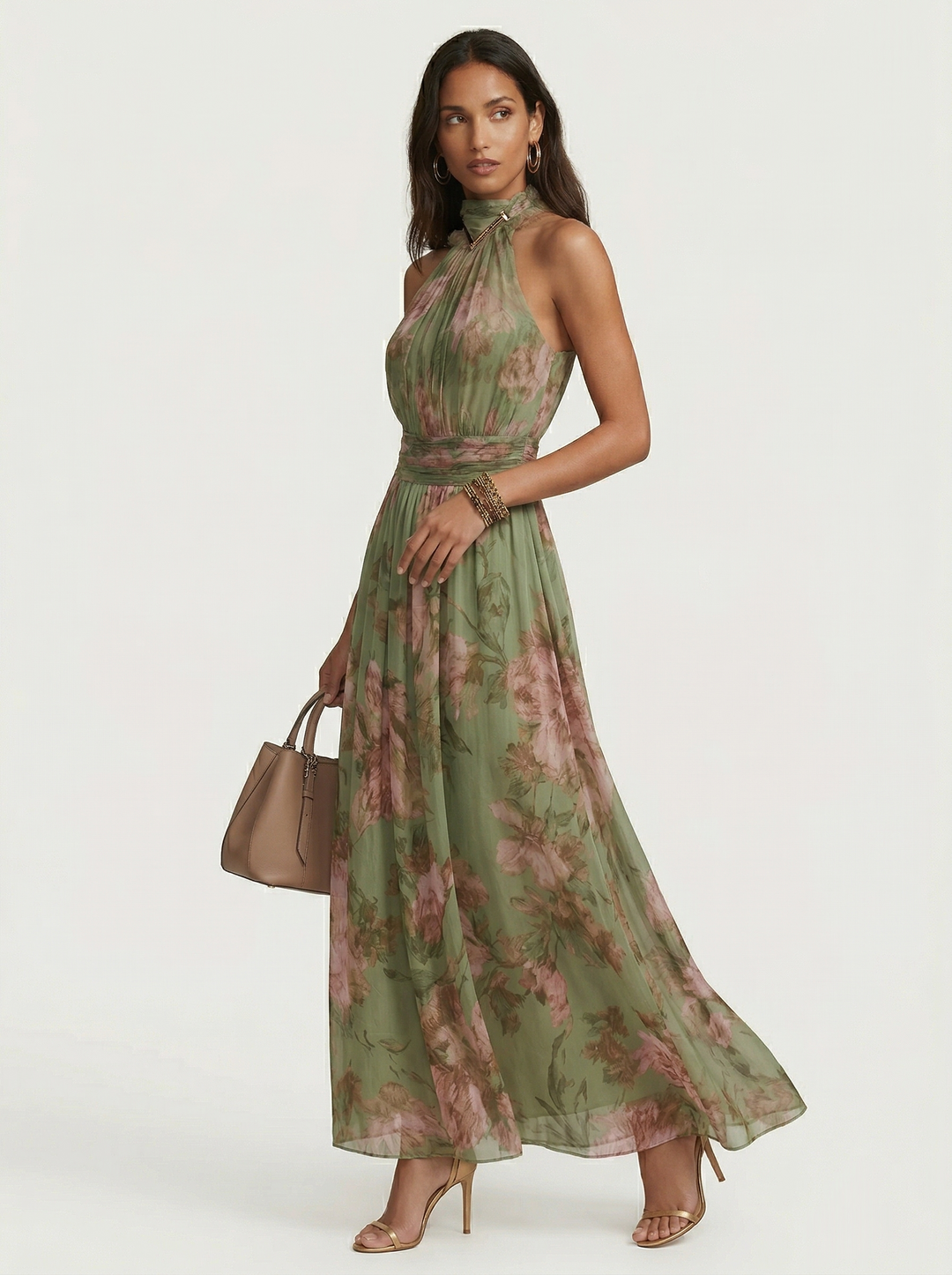 OLIVIA | VESTIDO LARGO FLORAL
