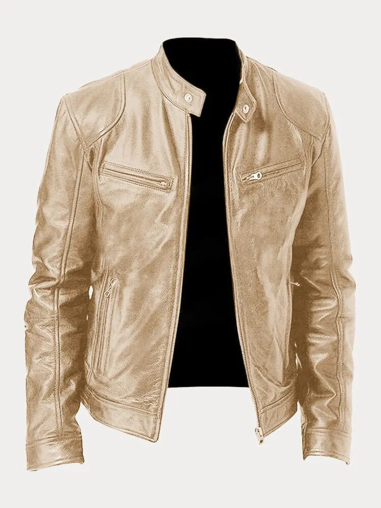 SCOTT | CHAQUETA DE CUERO DE TEMPORADA