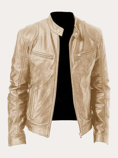 SCOTT | CHAQUETA DE CUERO DE TEMPORADA