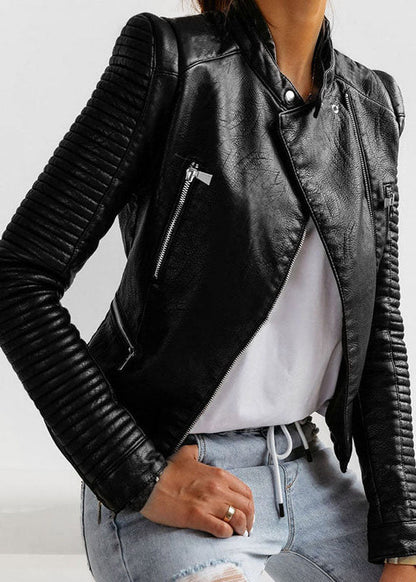 ROSA | CHAQUETA DE CUERO DE TEMPORADA