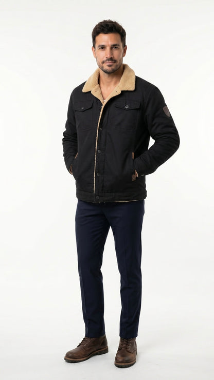 SACHA | CHAQUETA FORRADA PARA HOMBRES CASUAL Y ELEGANTE