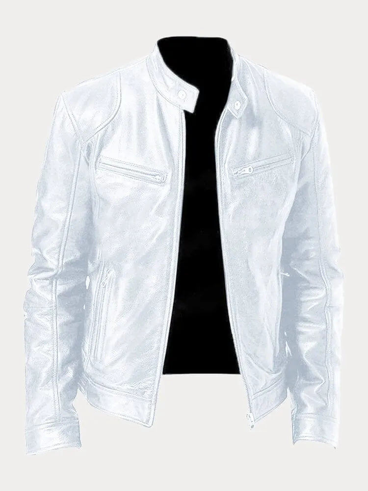 SCOTT | CHAQUETA DE CUERO DE TEMPORADA