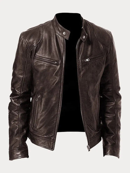 SCOTT | CHAQUETA DE CUERO DE TEMPORADA