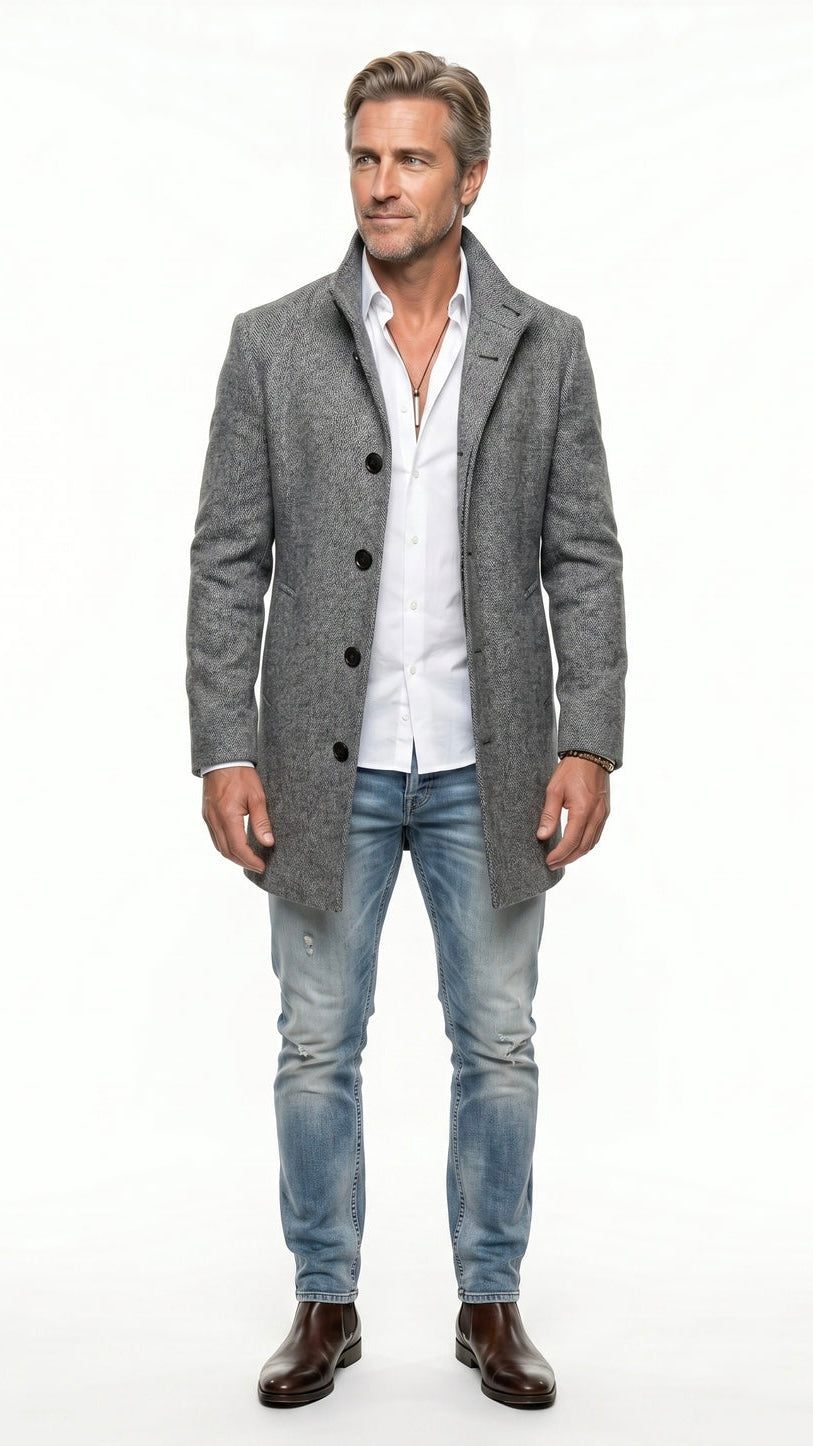 ADRIÁN | ABRIGO LARGO ELEGANTE