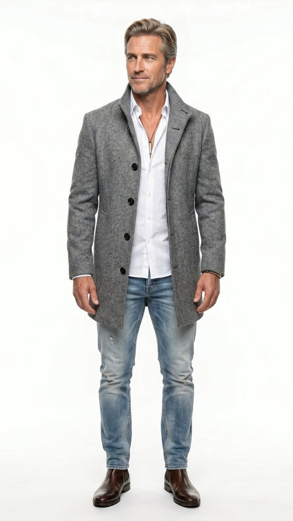 ADRIÁN | ABRIGO LARGO ELEGANTE