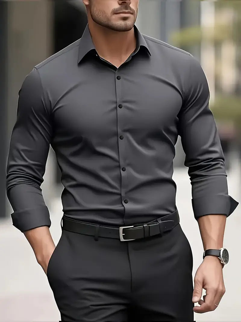 MARCEL | CAMISA CLÁSICA DE MANGA LARGA