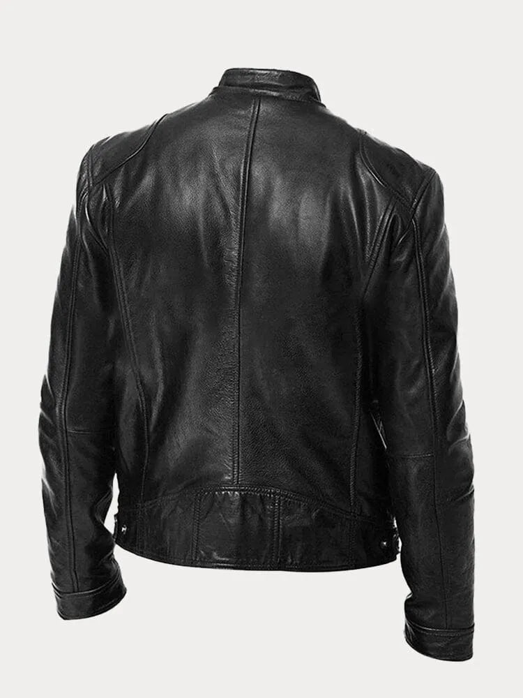 SCOTT | CHAQUETA DE CUERO DE TEMPORADA