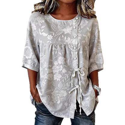 CELESTINA | BLUSA FLORAL ELEGANTE