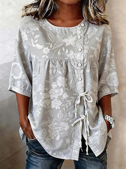 CELESTINA | BLUSA FLORAL ELEGANTE