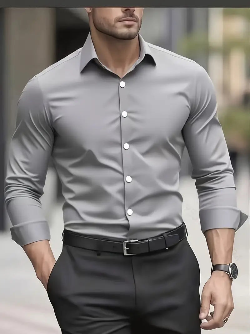 MARCEL | CAMISA CLÁSICA DE MANGA LARGA