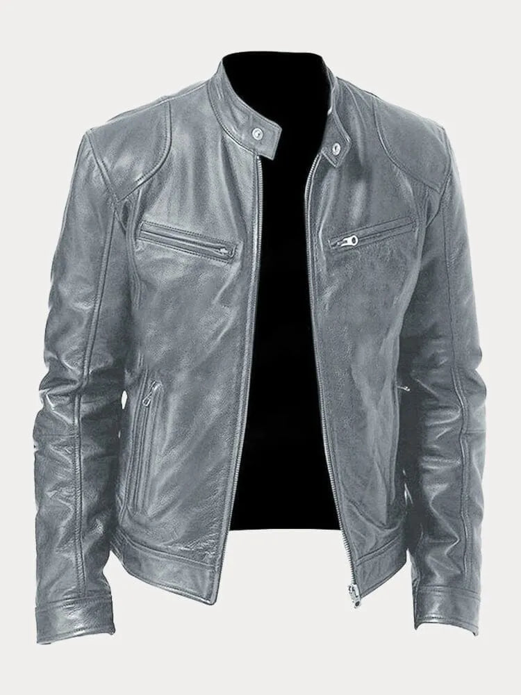 SCOTT | CHAQUETA DE CUERO DE TEMPORADA