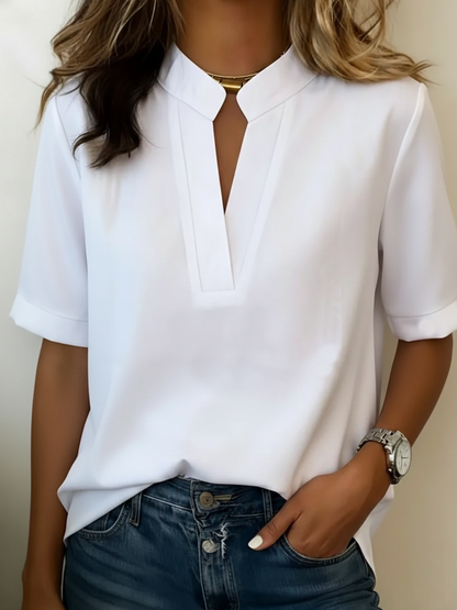 ELISE | BLUSA ELEGANTE CON CUELLO REFINADO