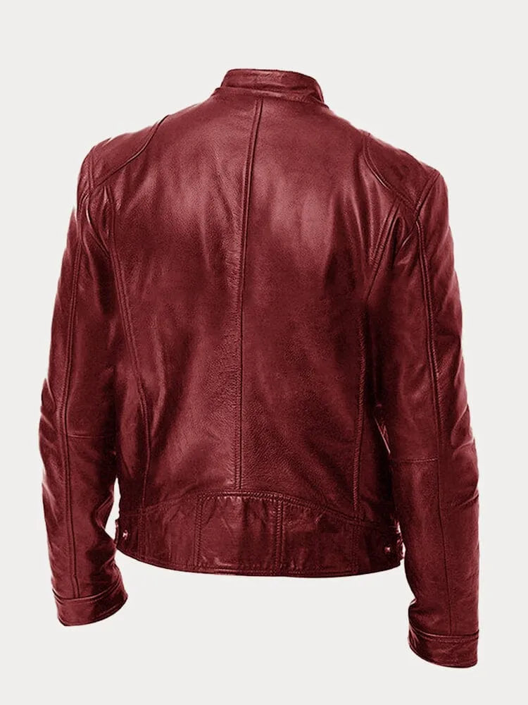 SCOTT | CHAQUETA DE CUERO DE TEMPORADA