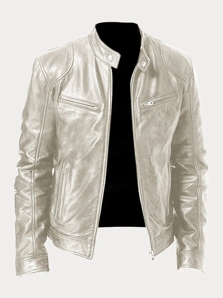 SCOTT | CHAQUETA DE CUERO DE TEMPORADA