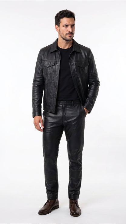 CHAQUETA DE CUERO CAMDEN