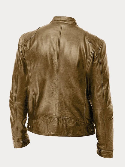 SCOTT | CHAQUETA DE CUERO DE TEMPORADA