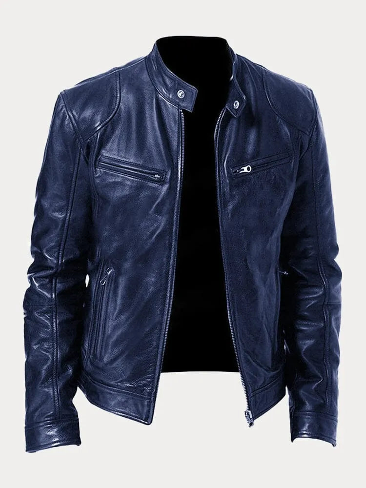 SCOTT | CHAQUETA DE CUERO DE TEMPORADA