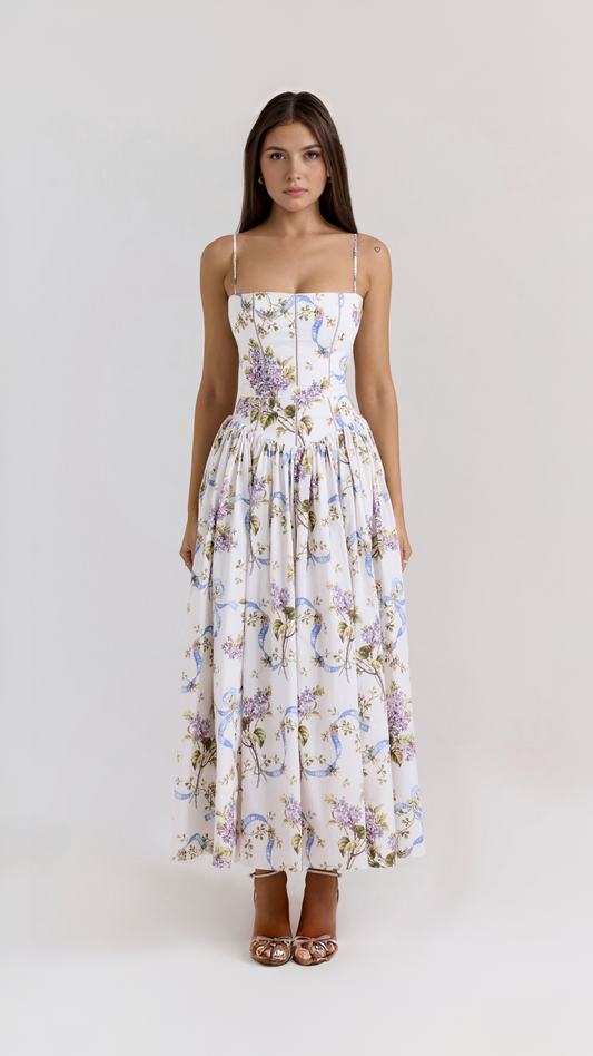 ESTRELLA | VESTIDO MIDI FLORAL