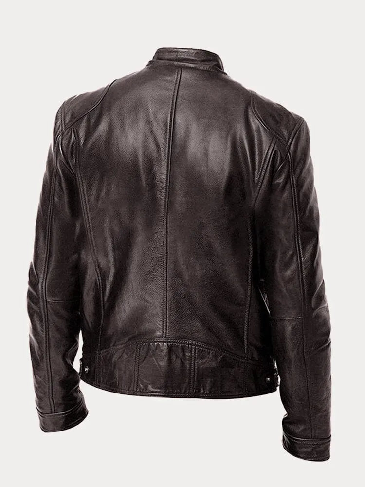 SCOTT | CHAQUETA DE CUERO DE TEMPORADA