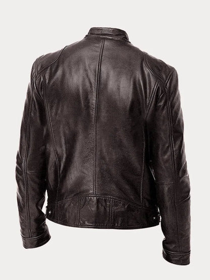 SCOTT | CHAQUETA DE CUERO DE TEMPORADA