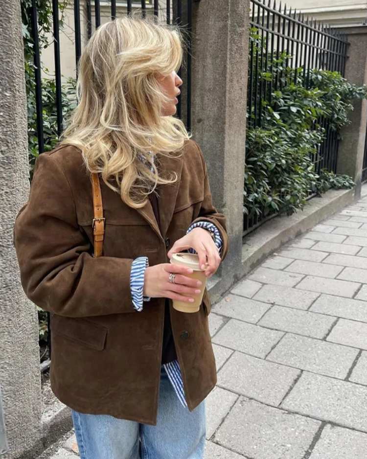 MIRA | CHAQUETA DE ANTE