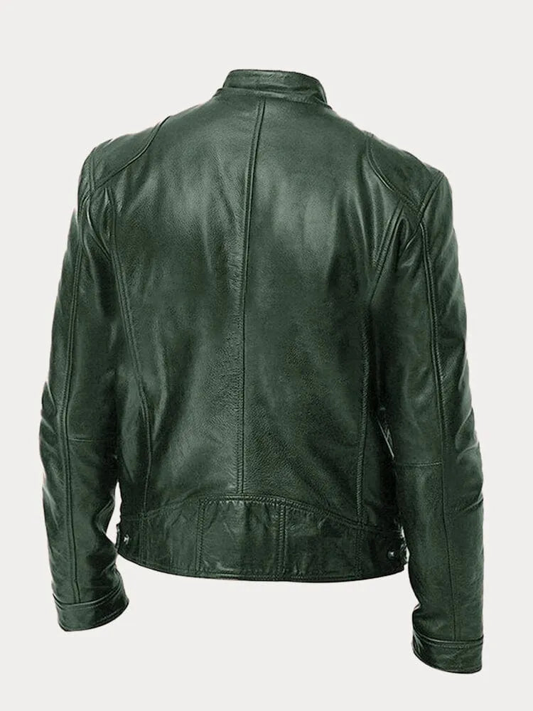 SCOTT | CHAQUETA DE CUERO DE TEMPORADA