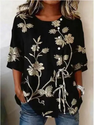 CELESTINA | BLUSA FLORAL ELEGANTE