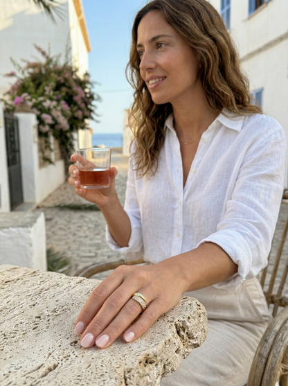 LUCRECIA | ANILLO ELEGANTE CON PIEDRAS PRECIOSAS