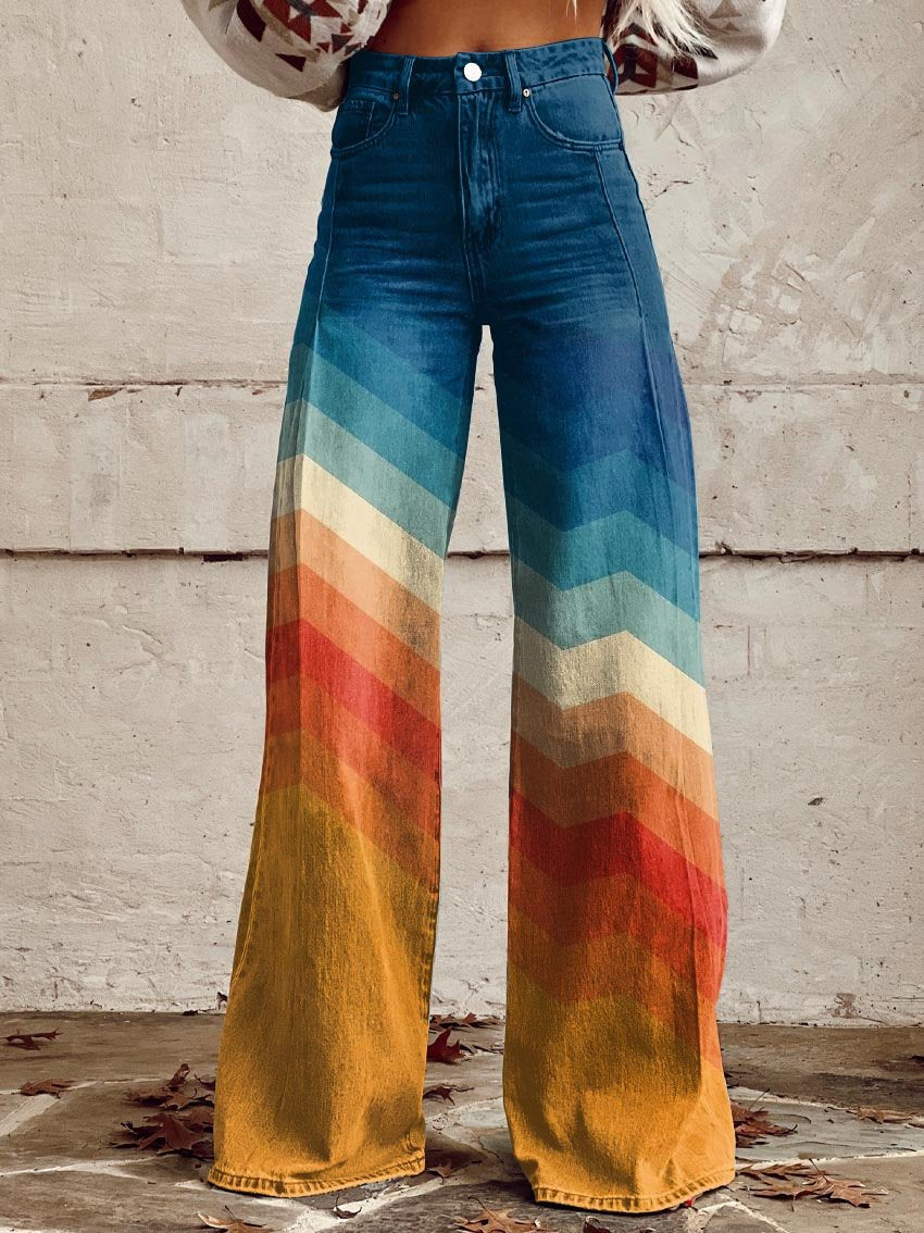 MARGA | PANTALÓN ELEGANTE CON DISEÑO ZIG ZAG