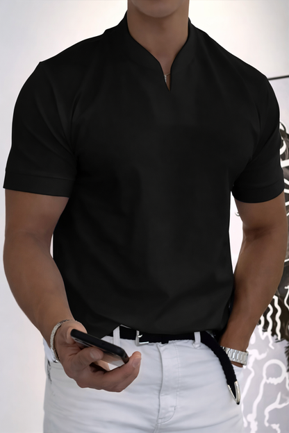 GONZALO | CAMISETA CON CUELLO EN V
